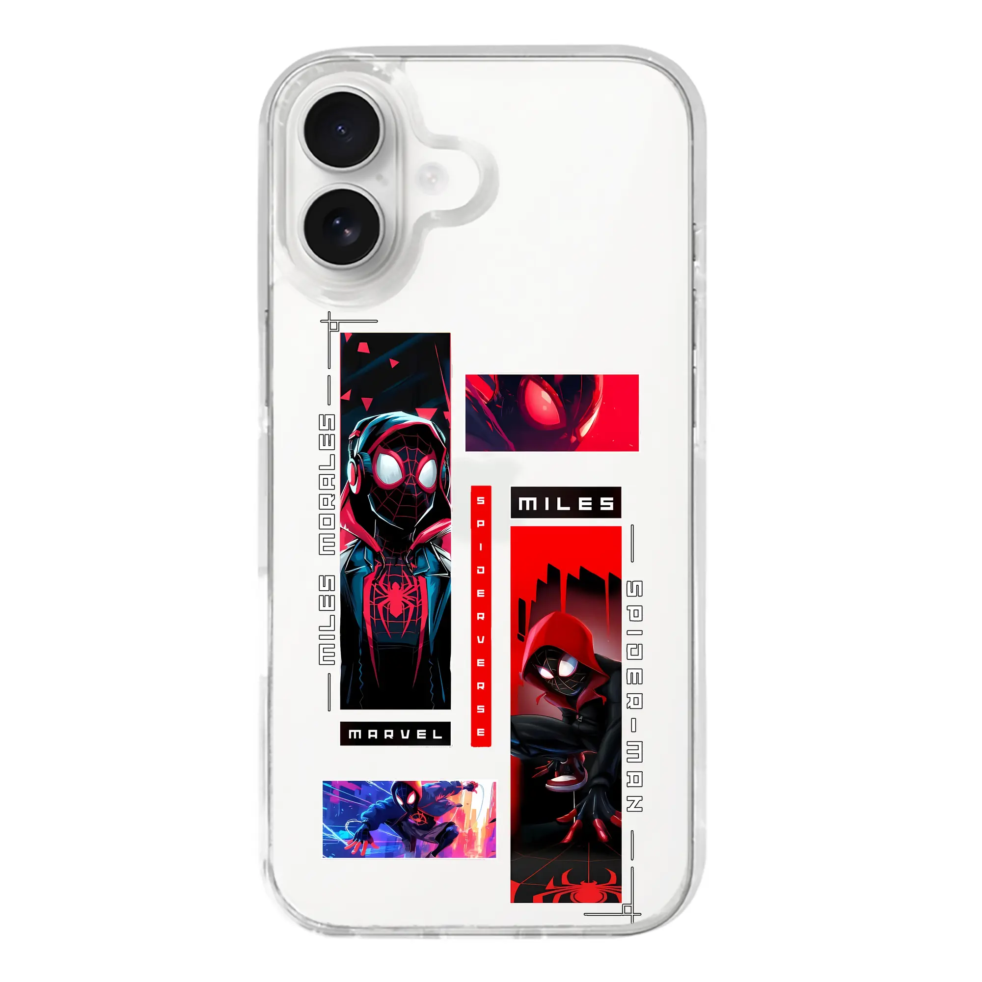 アベンジャーズ (Avenjāzu) グッズ スパイダーマン（Spider-Man） - iPhone 17シリーズ 透明スマホケース – 薄型・耐衝撃・精密フィット保護カバー